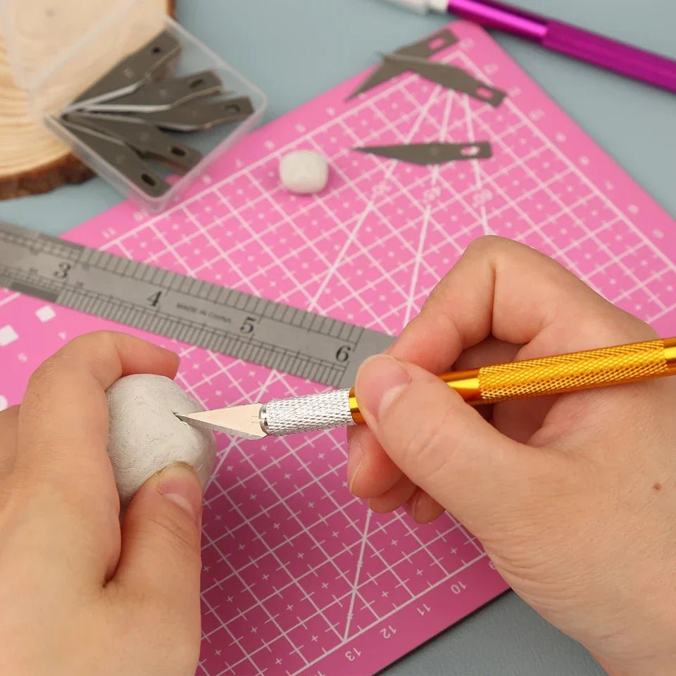 Cutter - CraftCarvingKnife™ - Jaune - Bricol - A - Tout