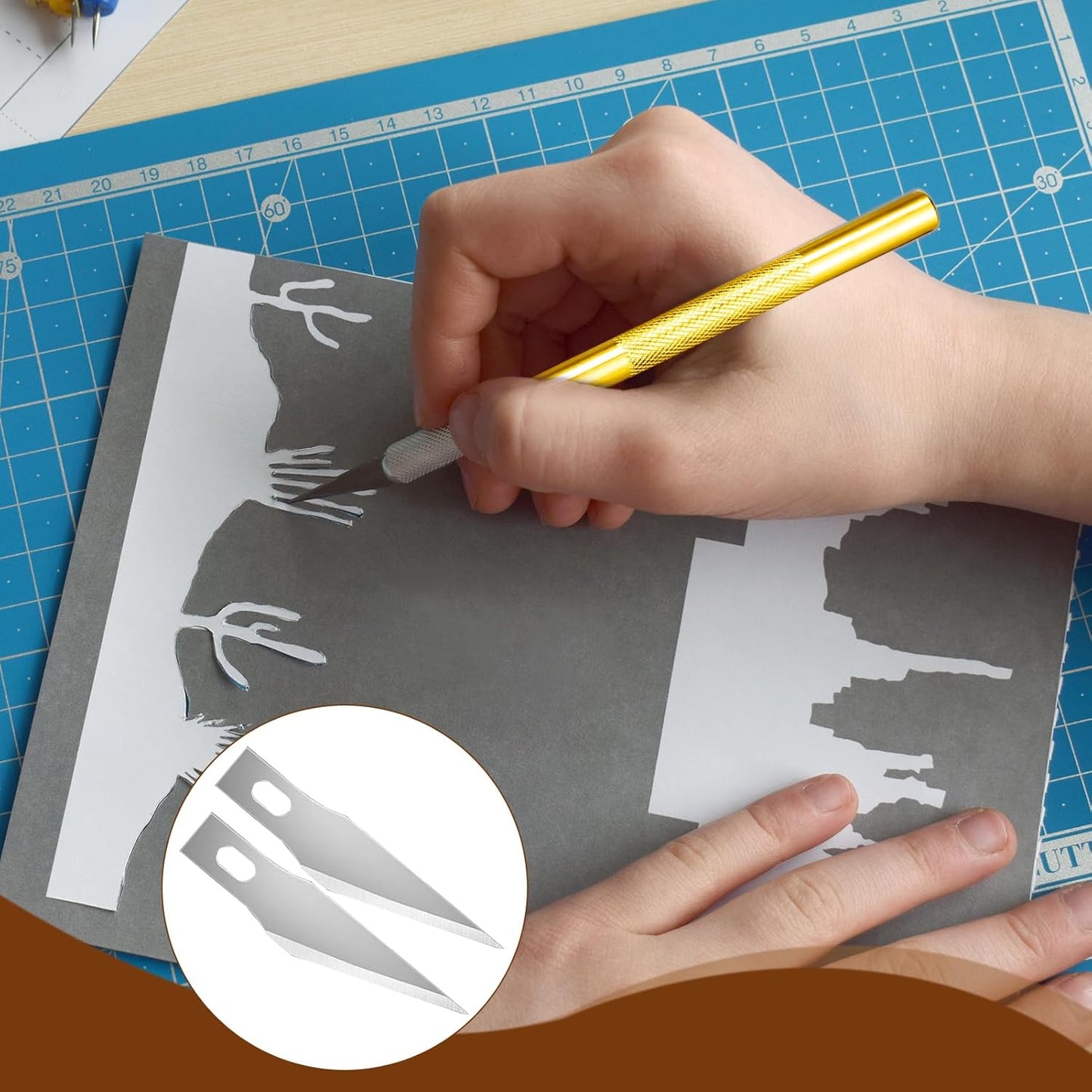 Cutter - CraftCarvingKnife™ - Jaune - Bricol - A - Tout