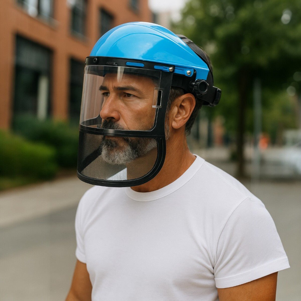 Visière de Protection - HeadMountShield™ - Bleu - Bricol - A - Tout
