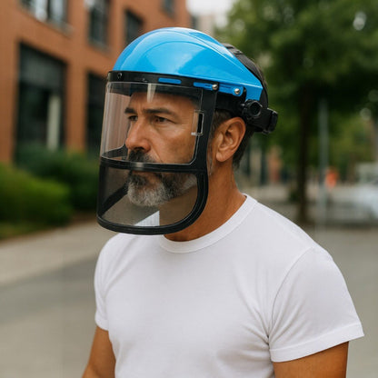 Visière de Protection - HeadMountShield™ - Bleu - Bricol - A - Tout