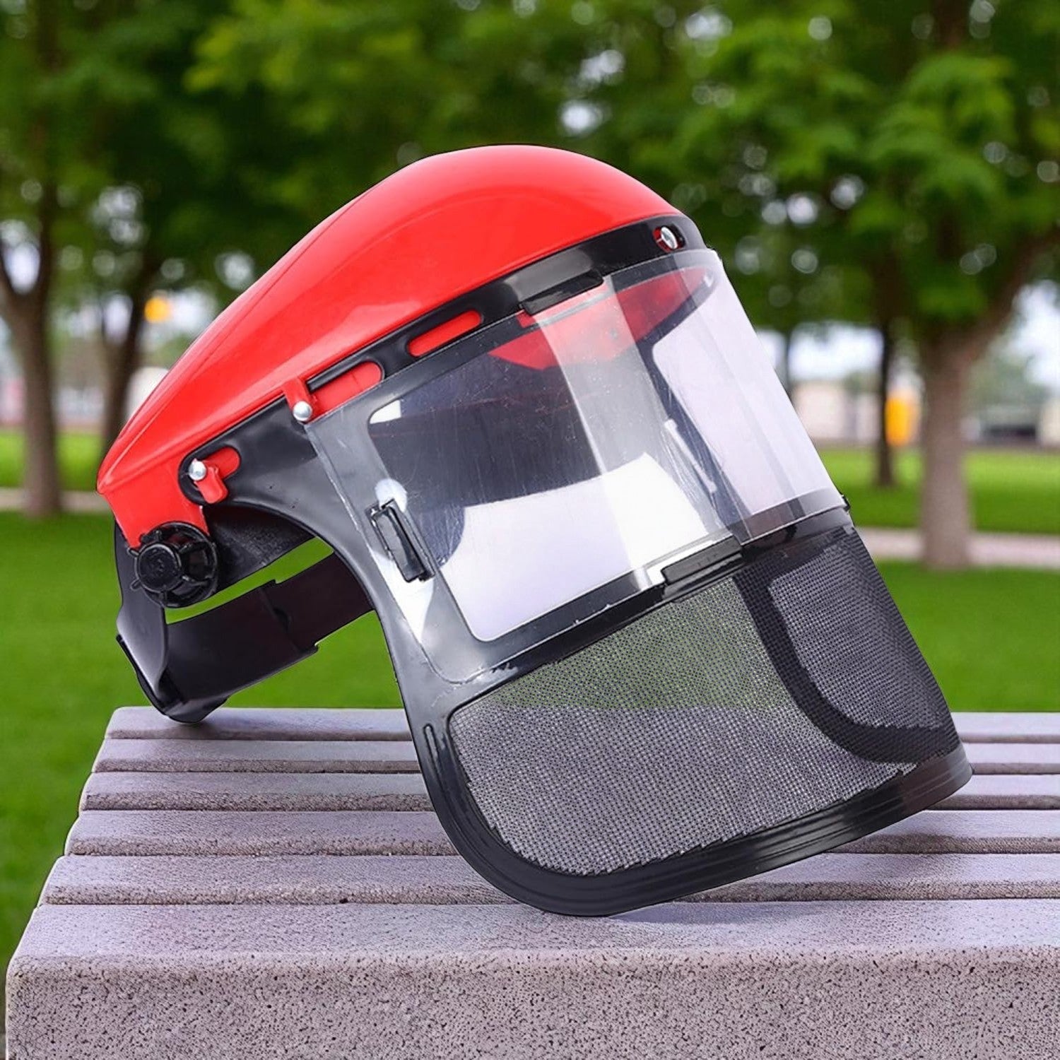 Visière de Protection - HeadMountShield™ - Rouge - Bricol - A - Tout